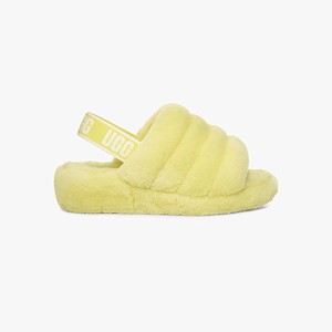 Ugg Fluff Yeah Women Slippers Yellow (9147WRLAE)